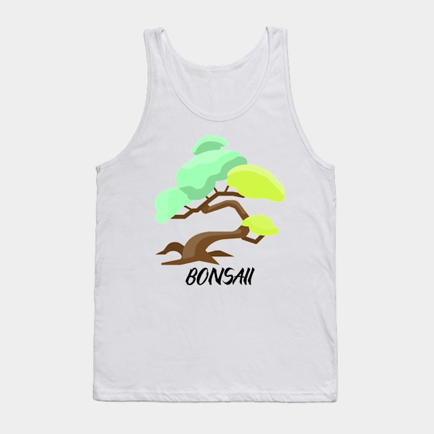 Bonsai Tree Green Peace Enviroment Tank Top by ToddHeal